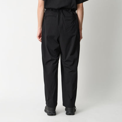 WHITE MOUNTAINEERING 3 TUCK WIDE PANTS-BLACK