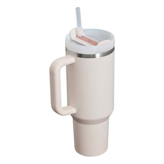 STANLEY 40OZ QUENCHER H2.0 TUMBLER-ROSE QUARTZ 2.0