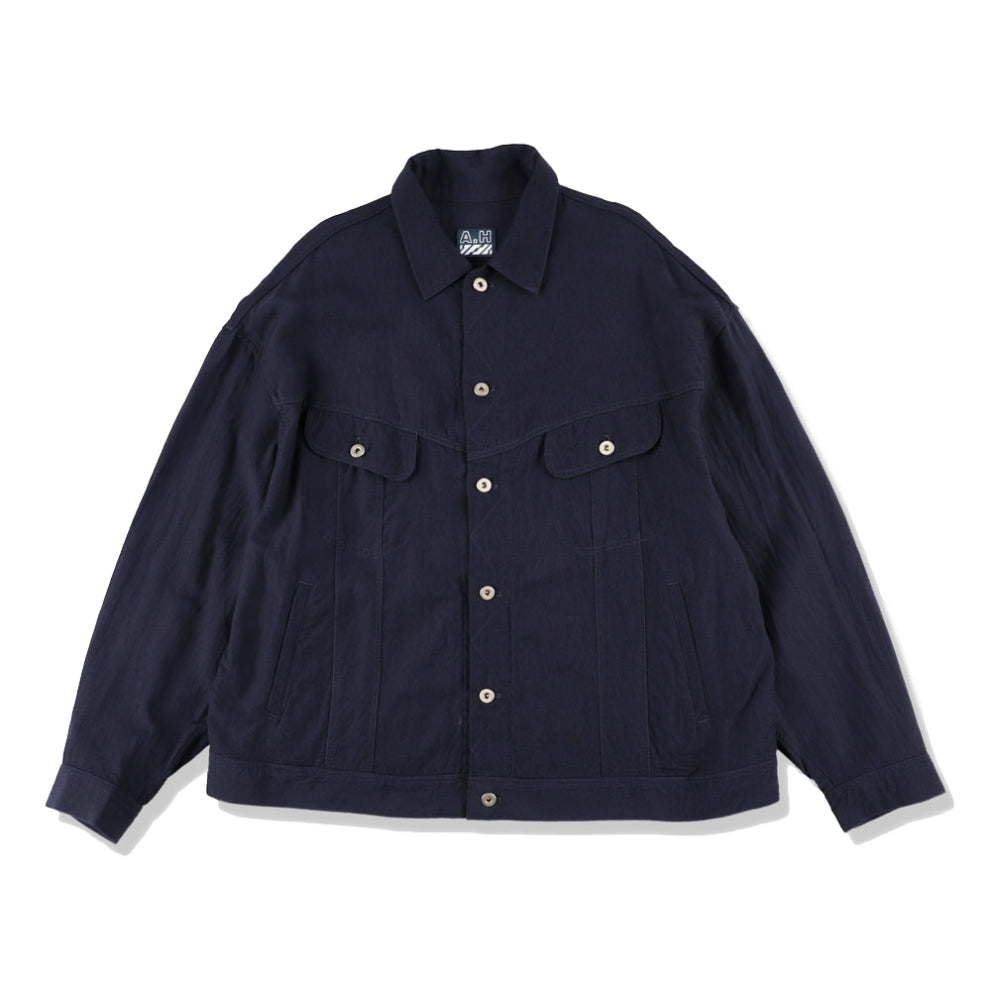 A.H TRUCKER JACKET NAVY