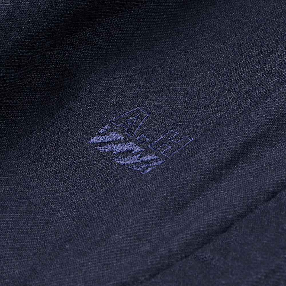 A.H TWO TUCK CHINOS NAVY