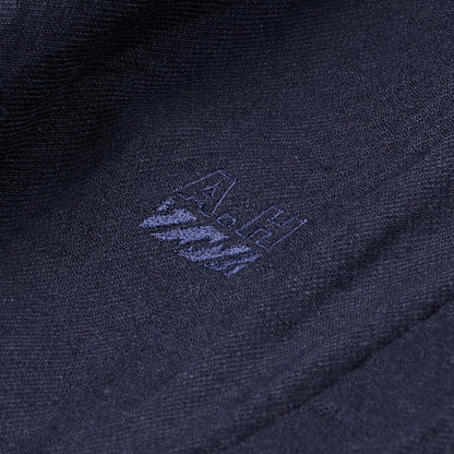 A.H TWO TUCK CHINOS NAVY