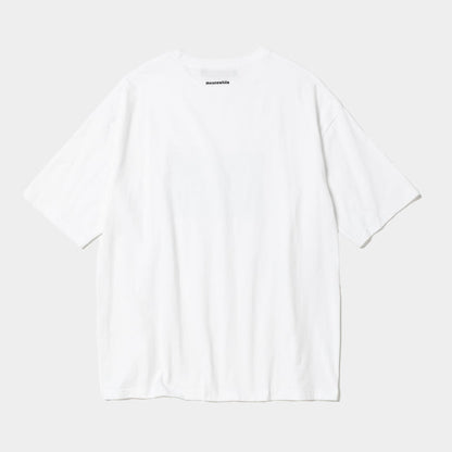MEANSWHILE ABRACT PHOTOGRAPHT TEE-OFF WHITE