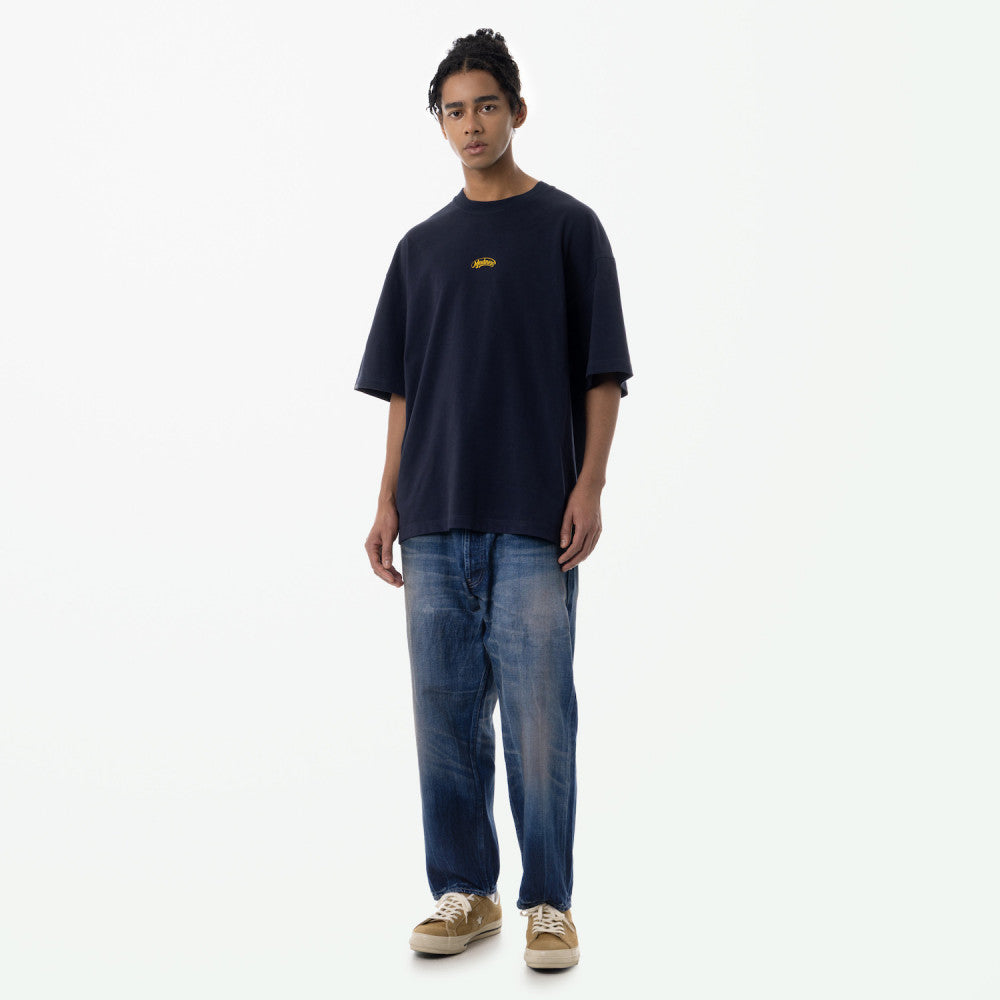 MADNESS AGING DENIM PANTS. M2 CROPPED (MADE IN JAPAN)-INDIGO