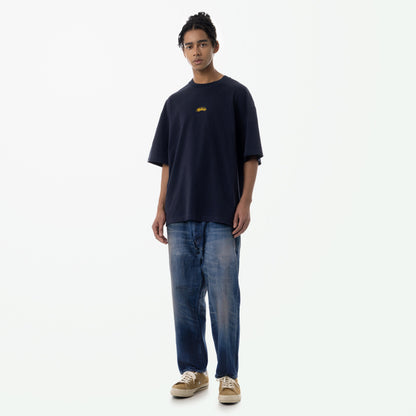 MADNESS AGING DENIM PANTS. M2 CROPPED (MADE IN JAPAN)-INDIGO