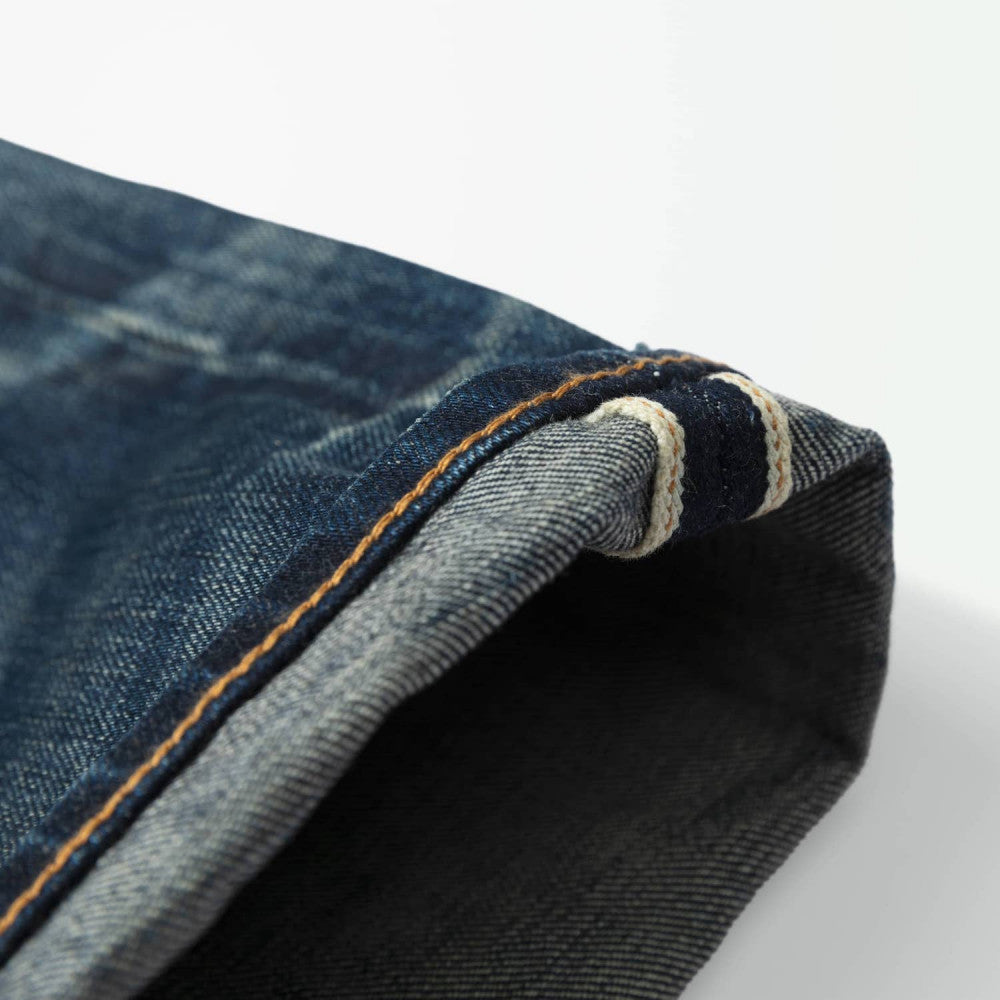 MADNESS AGING DENIM PANTS. M2 RELAXED-INDIGO