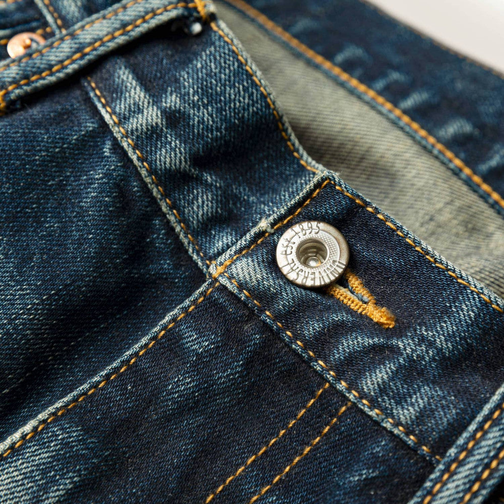 MADNESS AGING DENIM PANTS. M2 RELAXED-INDIGO