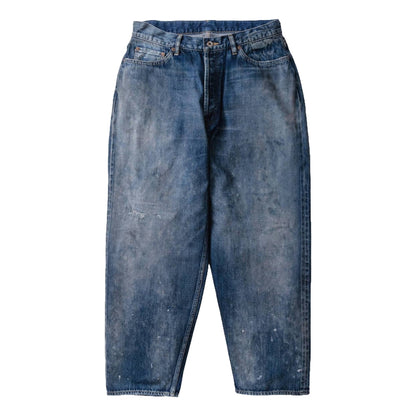 MADNESS AGING DENIM PANTS. M2 WIDE COMFY (MADE IN JAPAN)-INDIGO