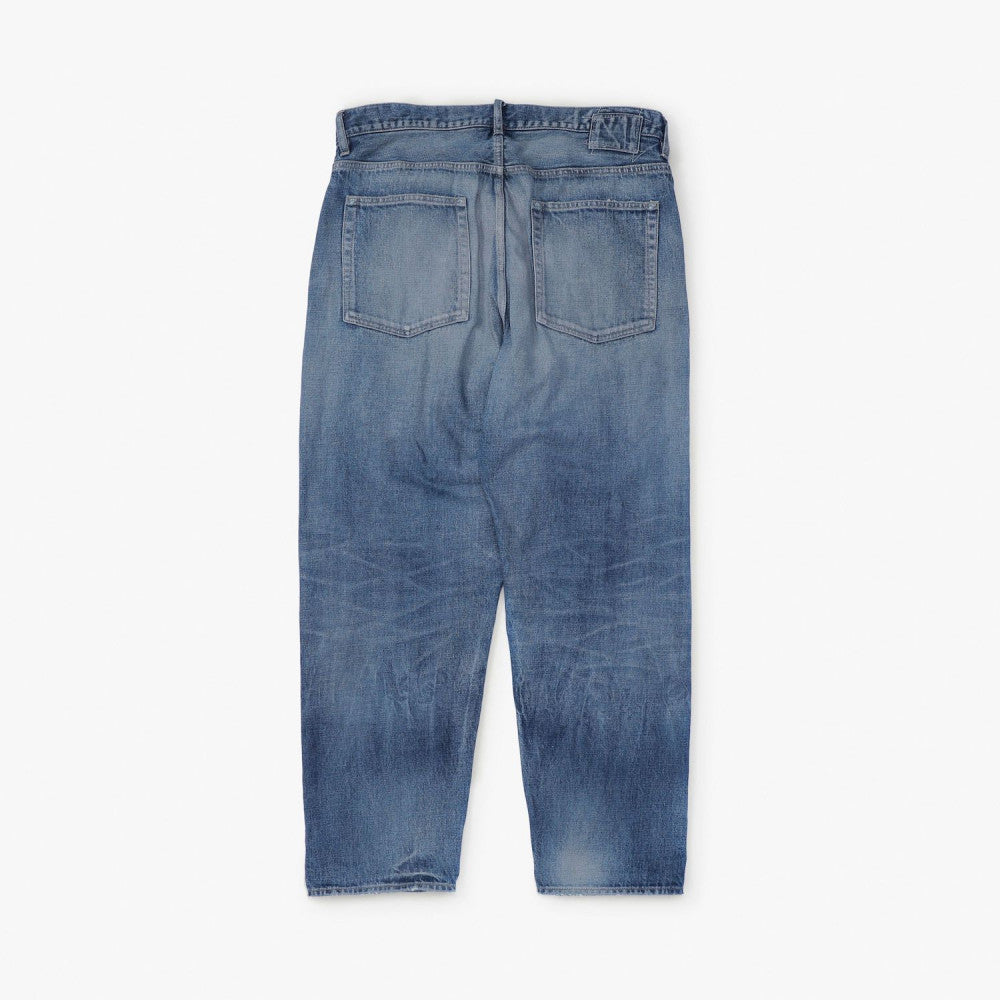 MADNESS AGING DENIM PANTS . REGULAR (MADE IN JAPAN) -INDIGO