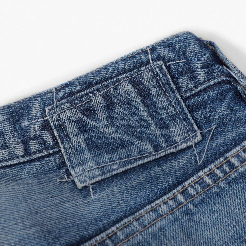 MADNESS AGING DENIM PANTS . REGULAR (MADE IN JAPAN) -INDIGO