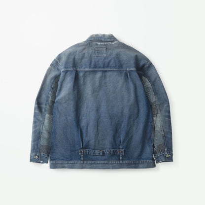 MADNESS AGING M501 DENIM TRUCKER. M3 REGULAR (MADE IN JAPAN)-INDIGO