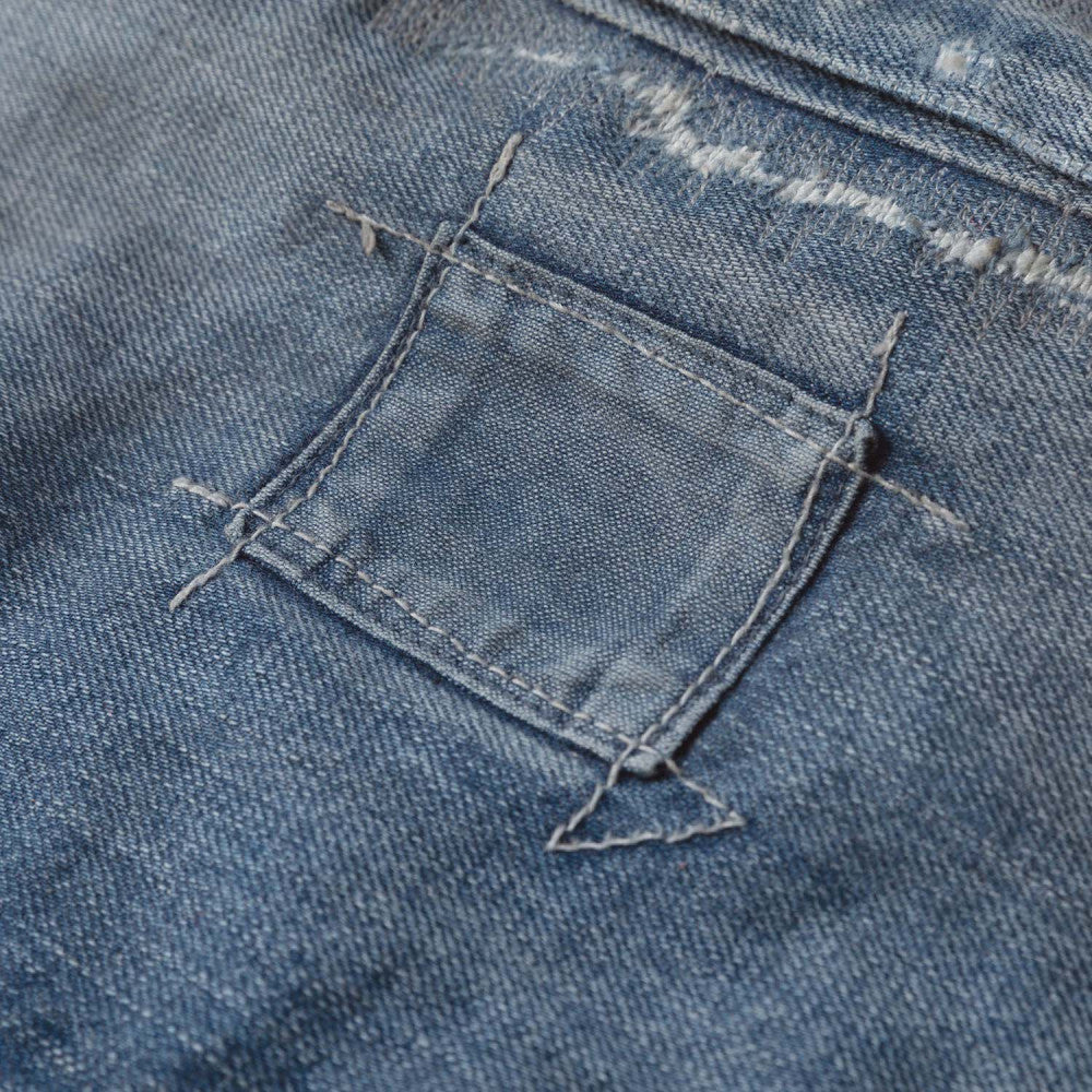 MADNESS AGING M501 DENIM TRUCKER. M3 REGULAR (MADE IN JAPAN)-INDIGO