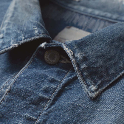 MADNESS AGING M501 DENIM TRUCKER. M3 REGULAR (MADE IN JAPAN)-INDIGO