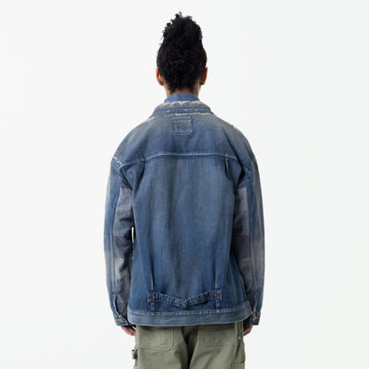 MADNESS AGING M501 DENIM TRUCKER. M3 REGULAR (MADE IN JAPAN)-INDIGO