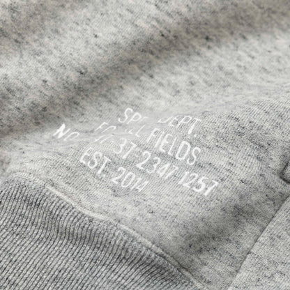 MADNESS AGING RAGLAN CREW SWEAT (MADE IN JAPAN)-HEATHER GREY