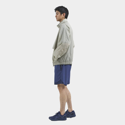 MEANSWHILE AIRY NYLON WIND JACKET-MOON