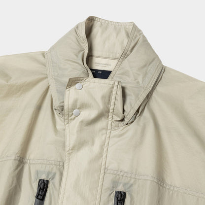 MEANSWHILE AIRY NYLON WIND JACKET-MOON