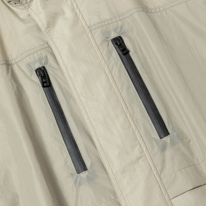 MEANSWHILE AIRY NYLON WIND JACKET-MOON