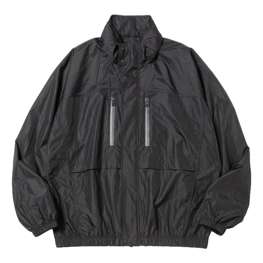 MEANSWHILE AIRY NYLON WIND JACKET-OFF BLACK