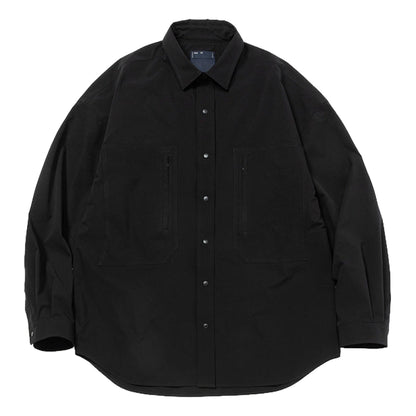 MEANSWHILE ALL-WEATHER STRETCH SHIRT-OFF BLACK
