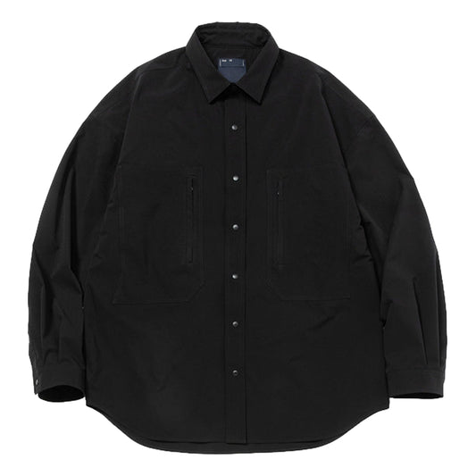 MEANSWHILE ALL-WEATHER STRETCH SHIRT-OFF BLACK