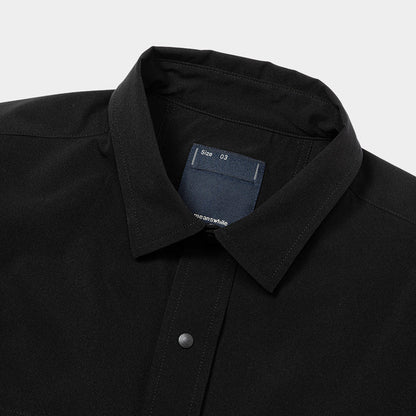 MEANSWHILE ALL-WEATHER STRETCH SHIRT-OFF BLACK