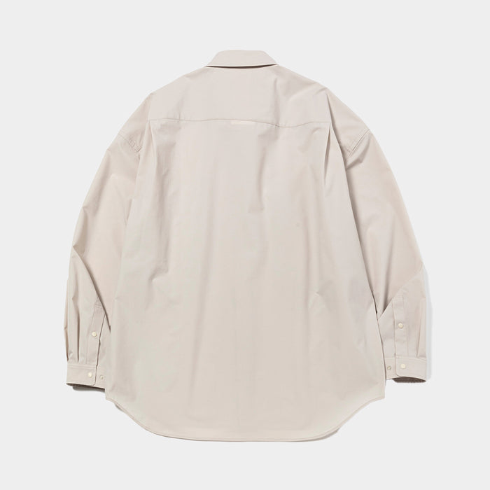 MEANSWHILE ALL-WEATHER STRETCH SHIRT-TAUPE