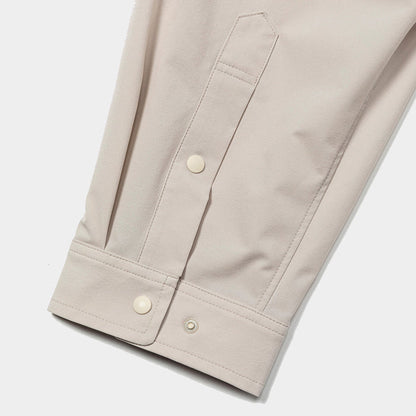 MEANSWHILE ALL-WEATHER STRETCH SHIRT-TAUPE