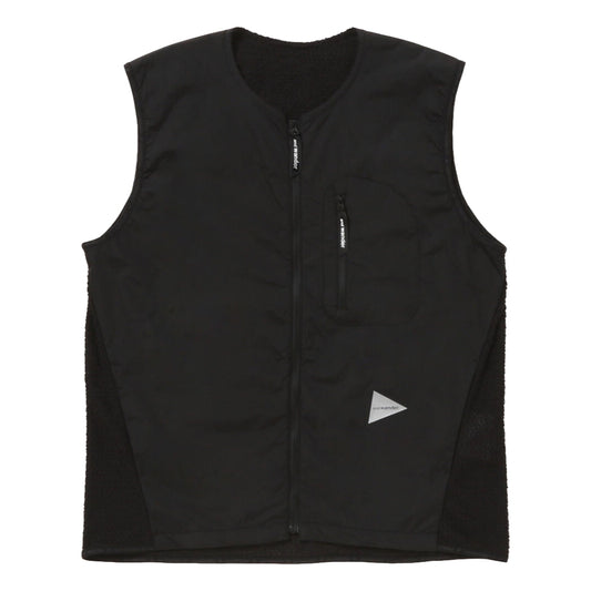 AND WANDER ALPHA DIRECT VEST-BLACK