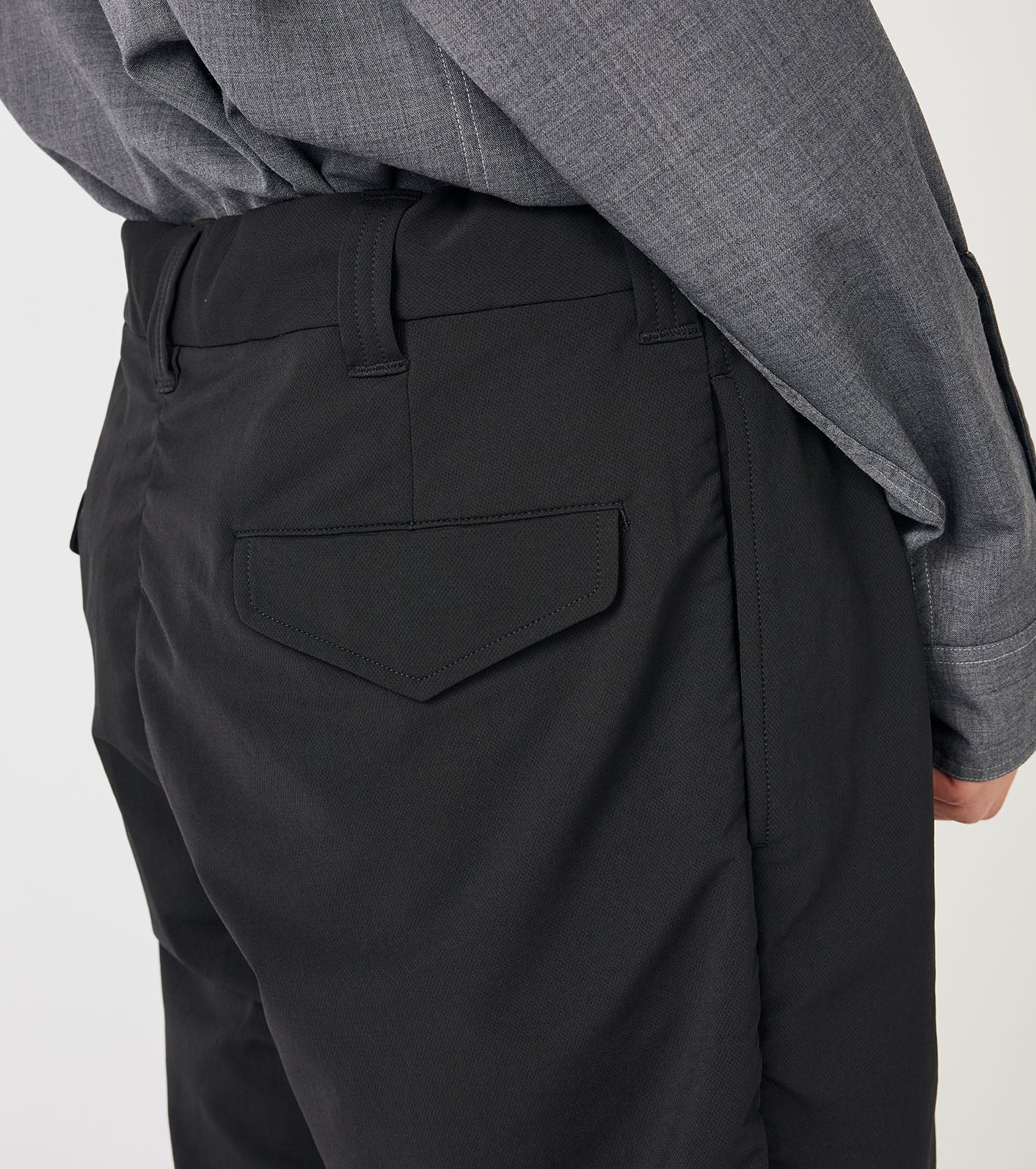 Nanamica ALPHADRY DOUBLE PLEAT SHORTS-BLACK