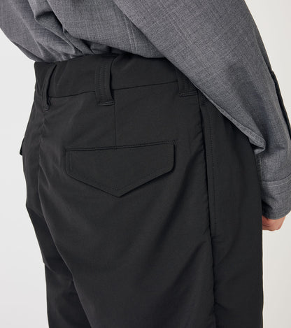 Nanamica ALPHADRY DOUBLE PLEAT SHORTS-NAVY
