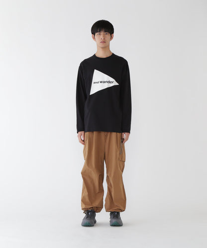 AND WANDER AND WANDER LOGO LS T-BLACK