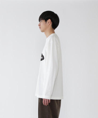 AND WANDER AND WANDER LOGO LS T-WHITE