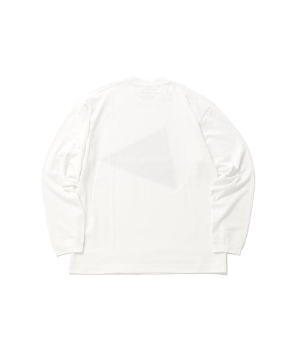 AND WANDER AND WANDER LOGO LS T-WHITE