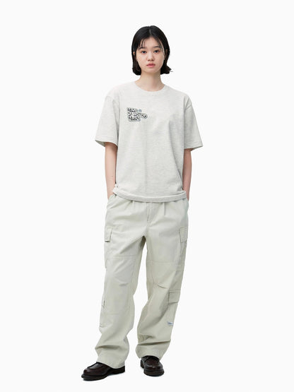 THIS IS NEVER THAT ALPHABET TEE-OATMEAL