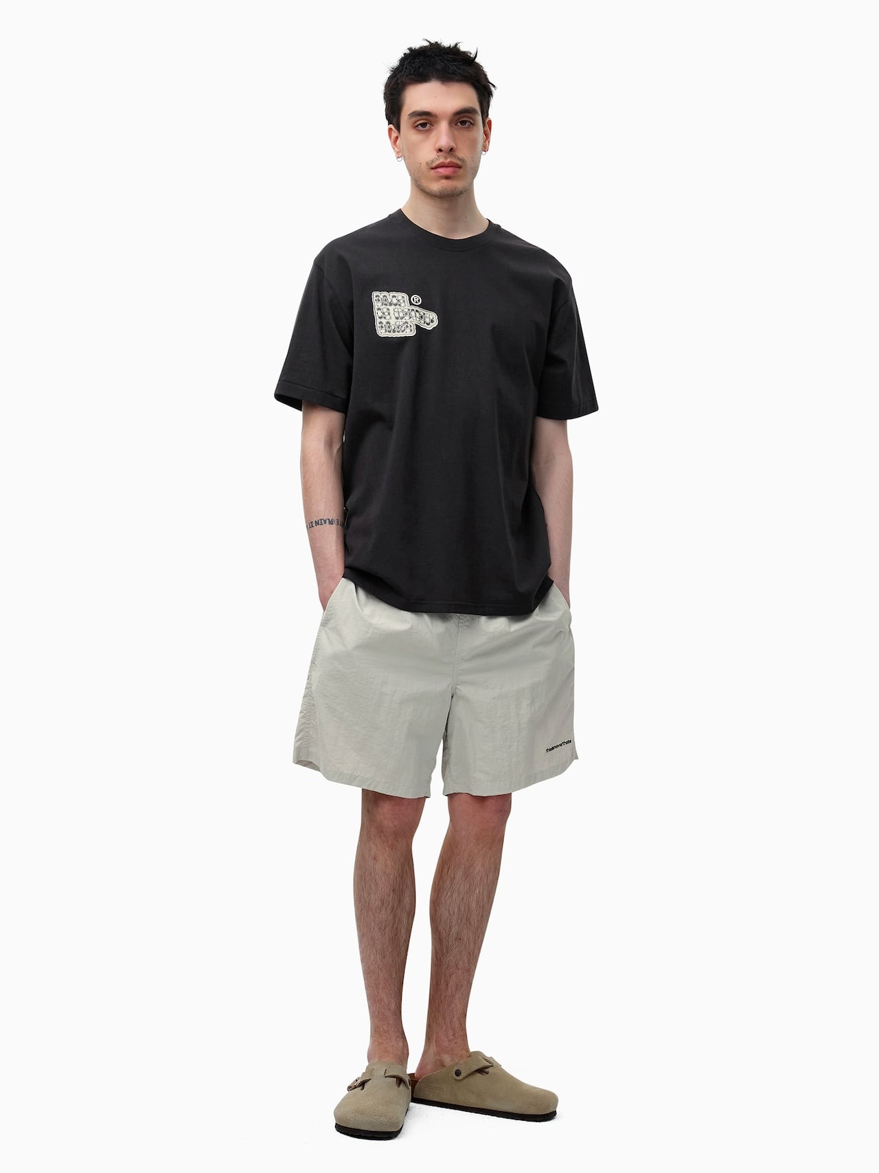 THIS IS NEVER THAT ALPHABET TEE-BLACK