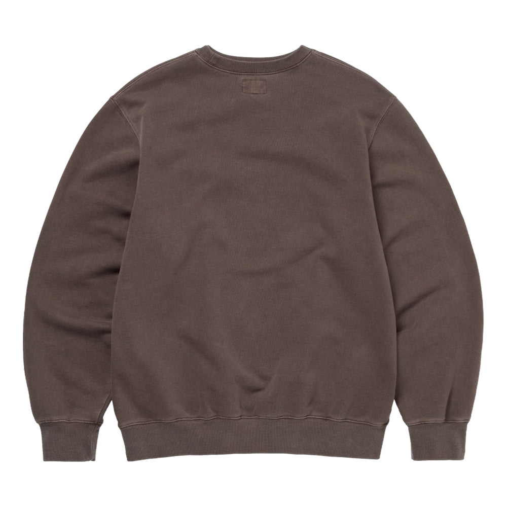 THIS IS NEVER THAT ARCH-LOGO CREWNECK-DARK CHOCOLATE