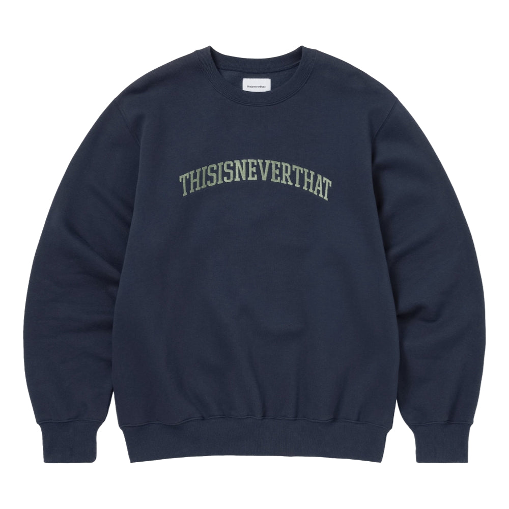 THIS IS NEVER THAT ARCH-LOGO CREWNECK-NAVY