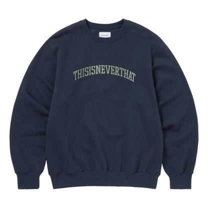 THIS IS NEVER THAT ARCH-LOGO CREWNECK-NAVY