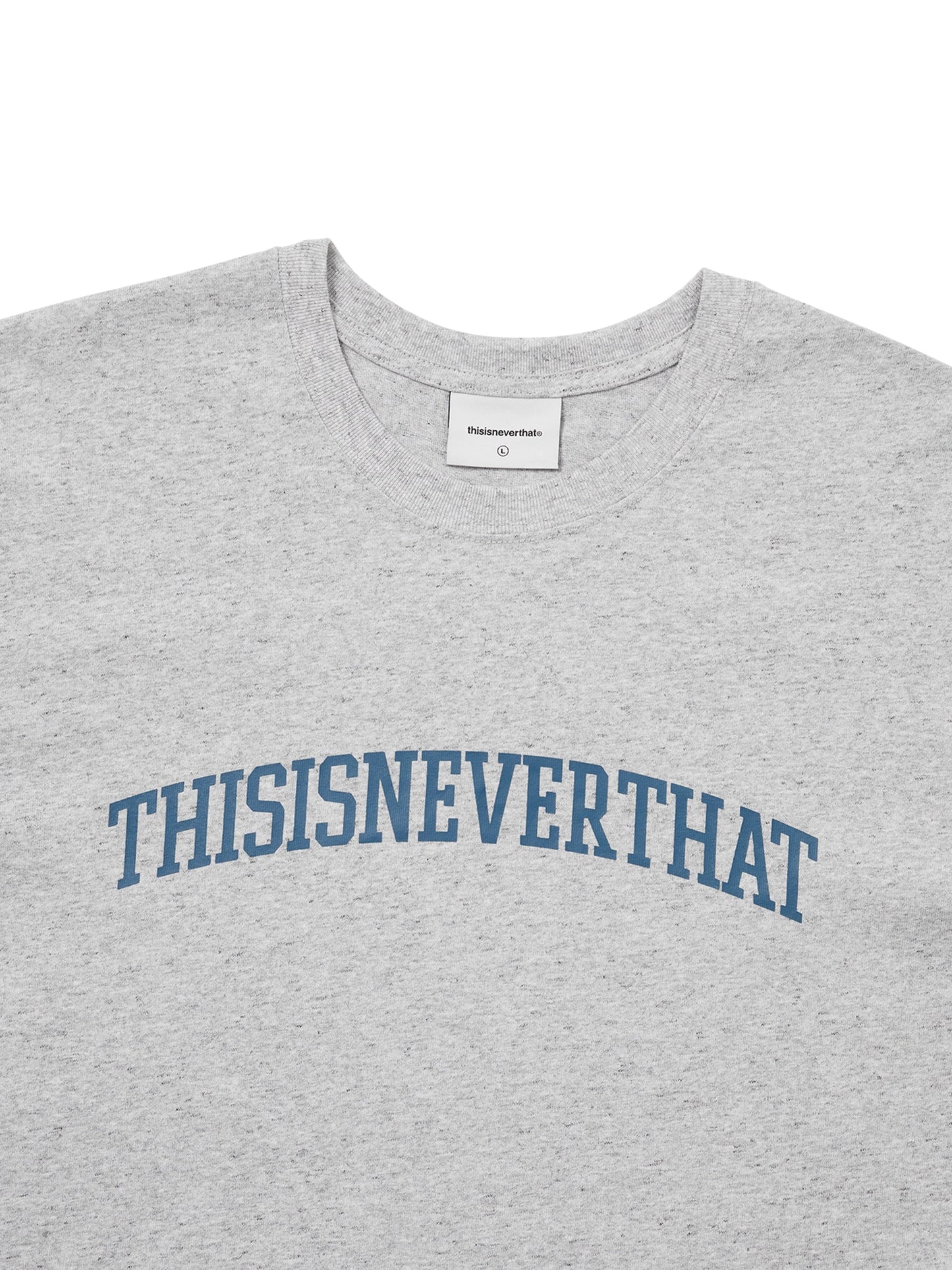 THIS IS NEVER THAT ARCH-LOGO TEE-HEATHER GREY