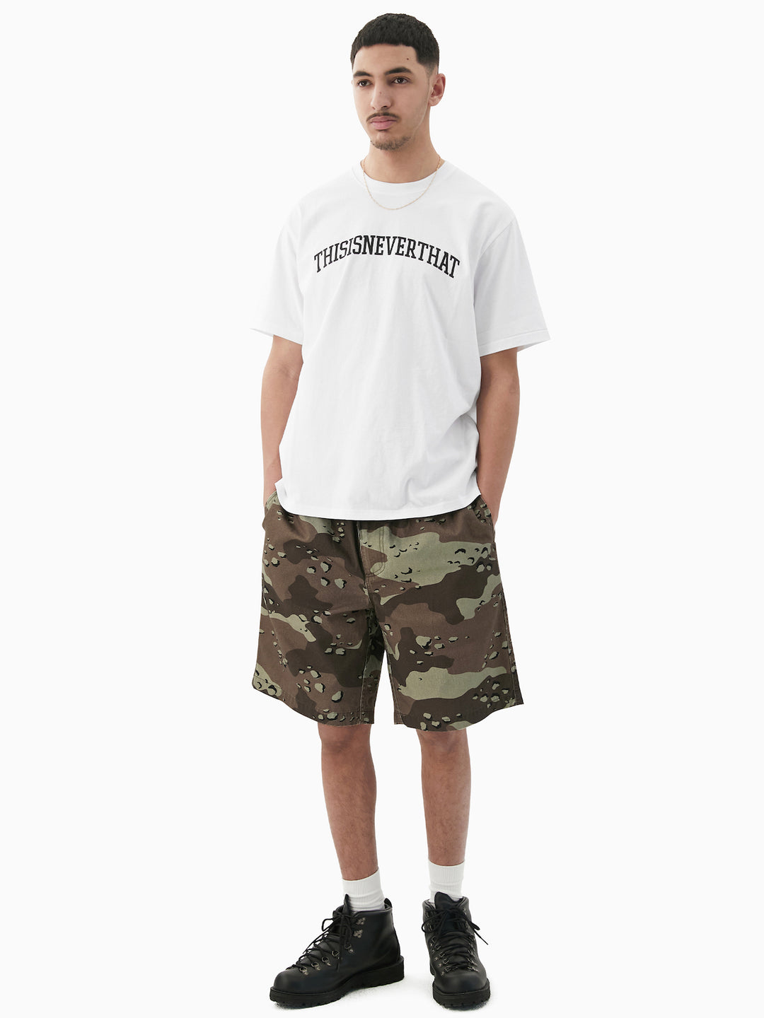 THIS IS NEVER THAT ARCH-LOGO TEE-WHITE