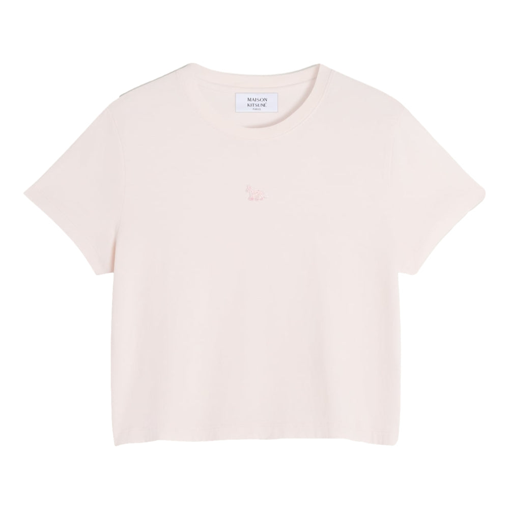MAISON KITSUNE WOMEN'S BABY FOX BABY TEE-SHIRT-MAUVE