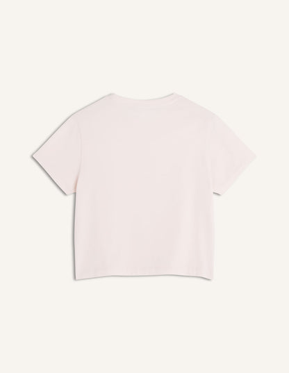 MAISON KITSUNE WOMEN'S BABY FOX BABY TEE-SHIRT-MAUVE
