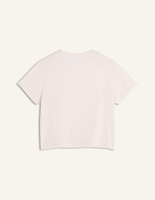 MAISON KITSUNE WOMEN'S BABY FOX BABY TEE-SHIRT-MAUVE