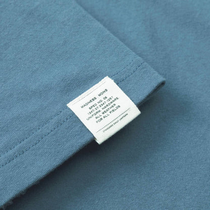 MADNESS BADGE (S) UNIFORM T-SHIRT-BLUE