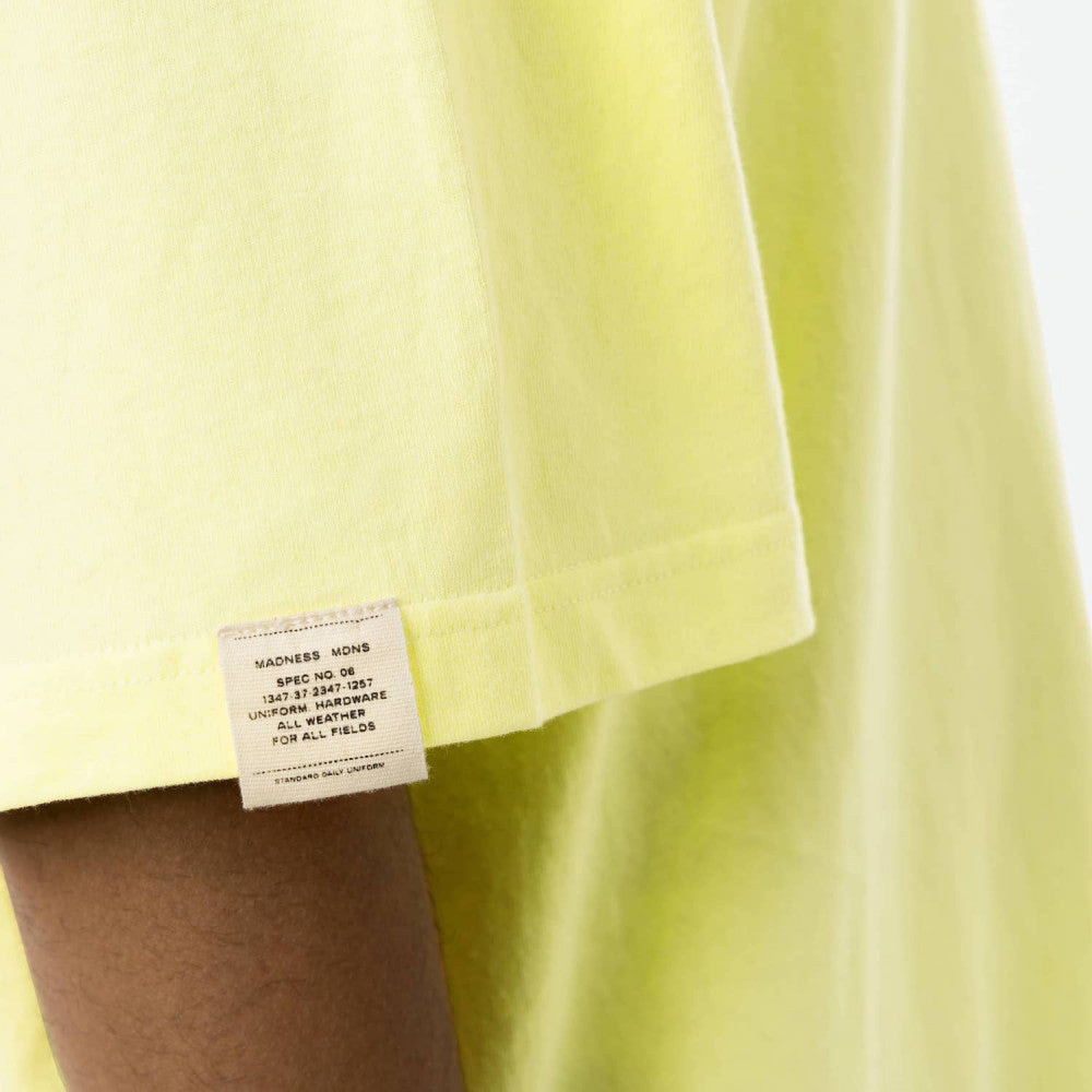 MADNESS BADGE (S) UNIFORM T-SHIRT-LIME