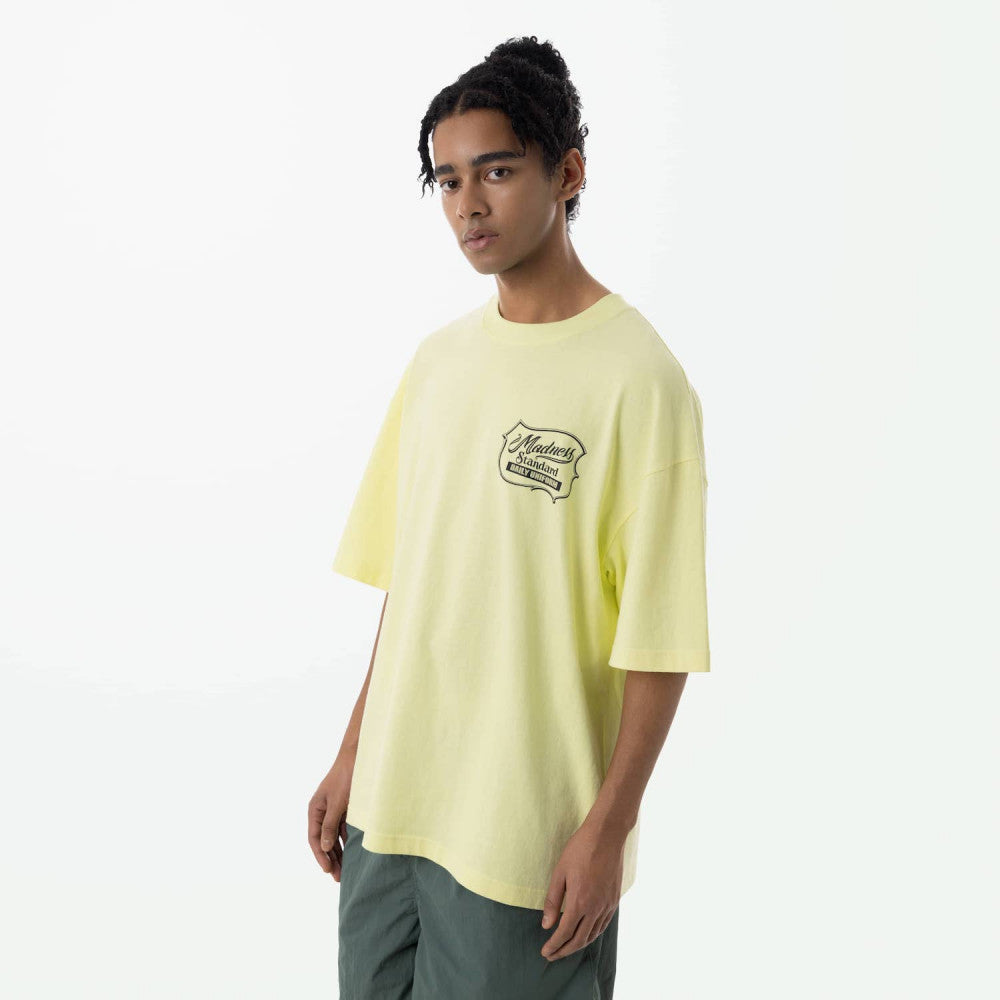 MADNESS BADGE (S) UNIFORM T-SHIRT-LIME