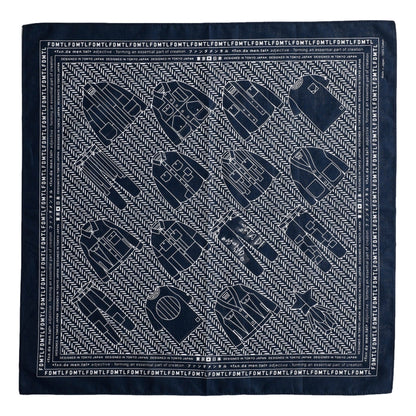FUNDAMENTAL BANDANA-NAVY