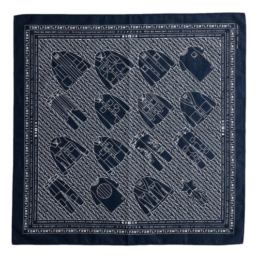 FUNDAMENTAL BANDANA-NAVY