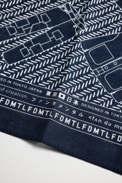 FUNDAMENTAL BANDANA-NAVY