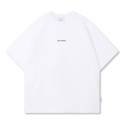 OPEN DIALOGUE BASIC C&S TEE-WHITE